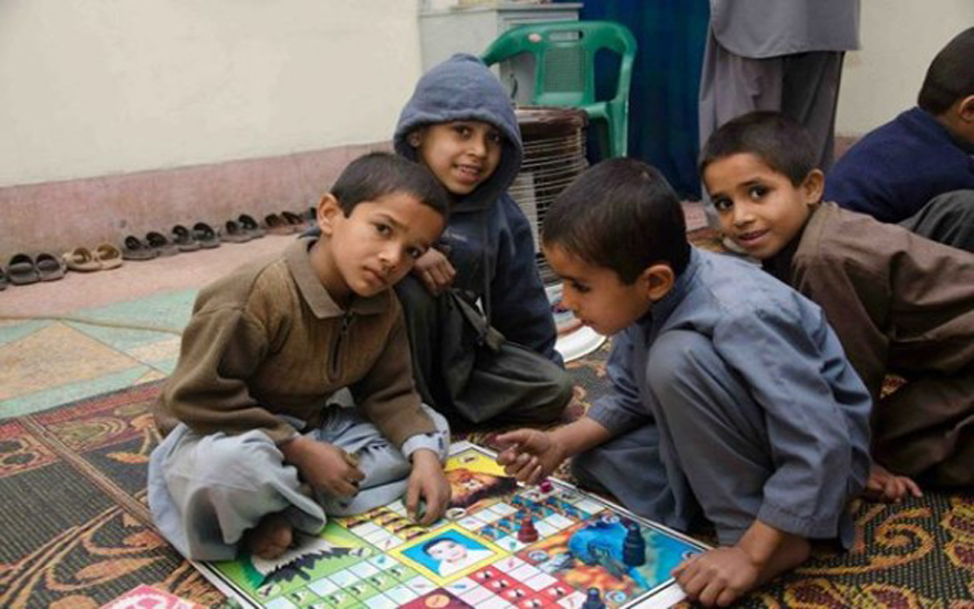 Dost Foundation offers temporary housing and healthy recreational activities for Peshawar’s street children.