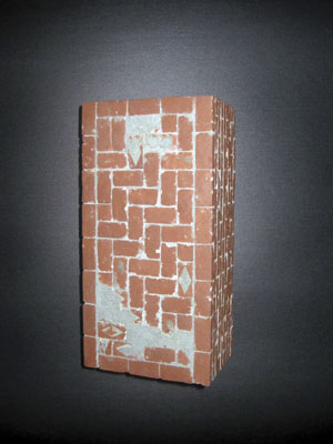 Noor Ali Chagani's red-brick sculptures represent desire.