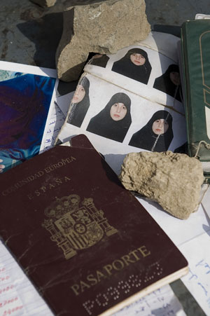 Foreign fighters: One of the foreign passports recovered belonged to Raquel Burgos Garcia, a woman from Spain who converted to Islam. Photo: AFP