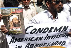 Small signs of support: Protest rallies were held across Pakistan in various cities to protest the US raid in Abbottabad and the death of Osama bin Laden, but the crowds at most were small.