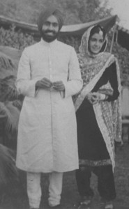 Singh with his wife, Kanwal Malik.
