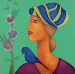 The turbans on the women’s heads in his new canvases seem to indicate a certain androgyny, also reflective perhaps of new-found empowerment. Akbar Hafeez’s art work is a story in progress — getting richer with every telling. Twitt