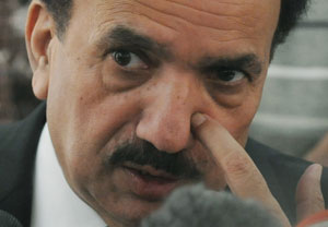 Leading by example: Federal Interior Minister Rehman Malik, who is responsible for the country’s internal security, declared that he too would shoot anyone who commits blasphemy, giving the zealots the license to kill. Photo: AFP