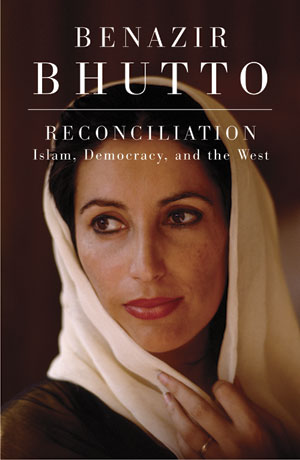 Mumtaz Mustafa designed the cover for Benazir's last book, Reconciliation.