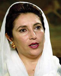 Benazir Bhutto. Photograph: AFP