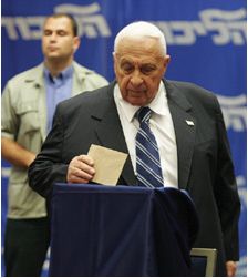 Ariel Sharon. Photograph: AFP