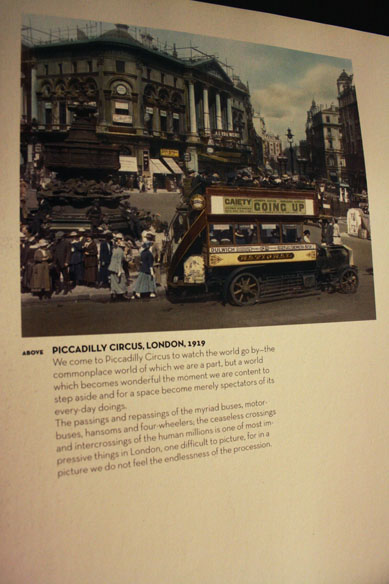 Time warp: Piccadilly Circus, circa 1919, from Travelogues. Photo: Bina Khan