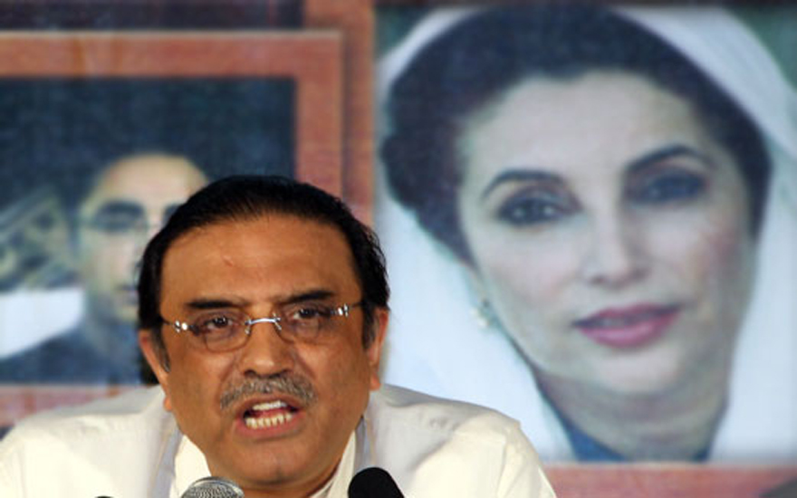 Zardari now: Asif Ali Zardari graduated from Mr. Ten Percent to President of Pakistan after his wife's death. Photo: AFP