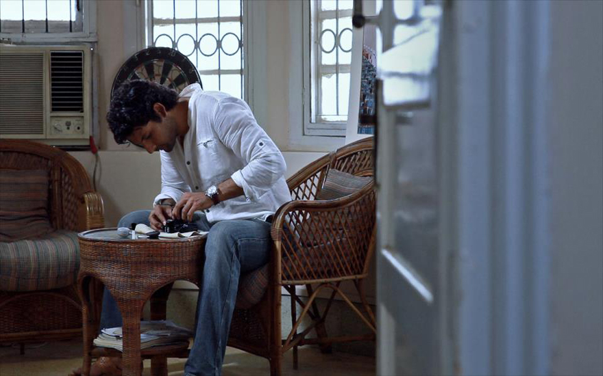 The actor at work: A screenshot of Mohib Mirza in Lamha.