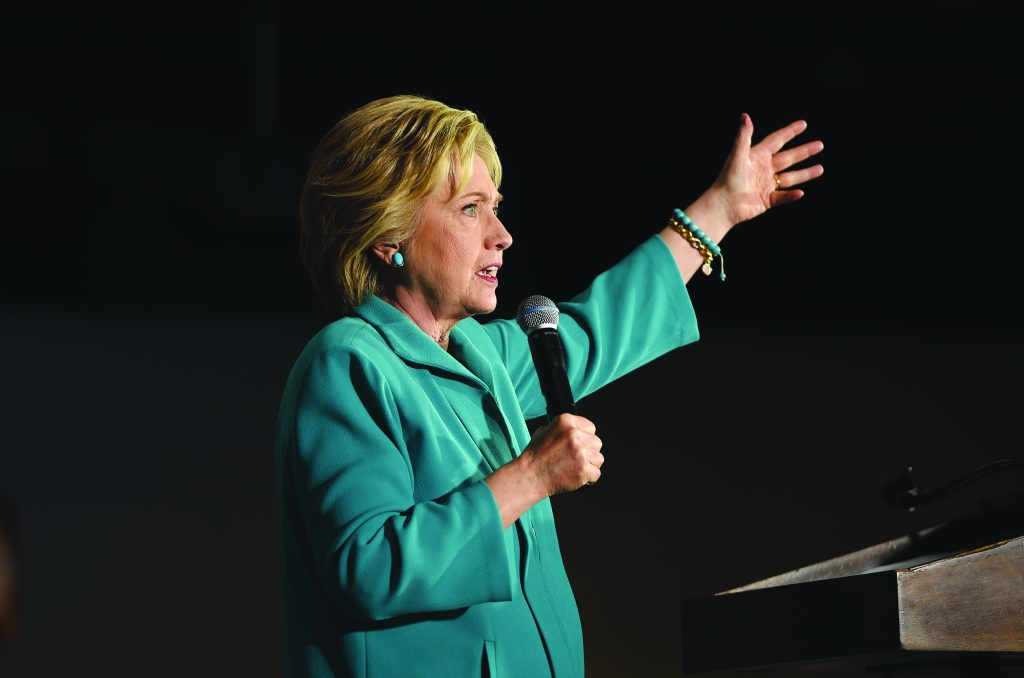 Democratic presidential candidate Hillary Clinton campaign events