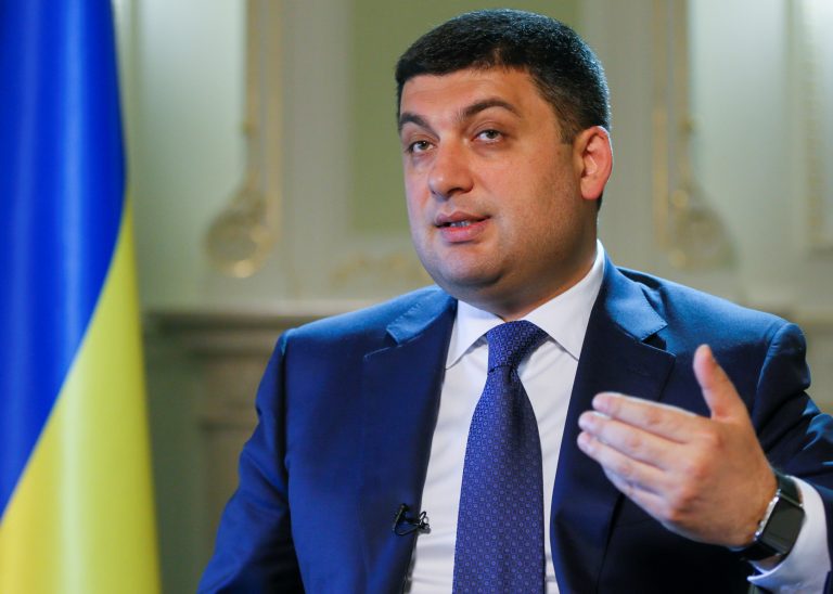 Ukraine’s Prime Minister Groysman Speaks During An Interview In Kiev ...